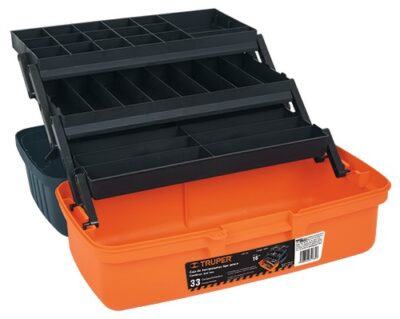 Caja para pesca 16 pulgadas gris CPE-16G 10552 Truper