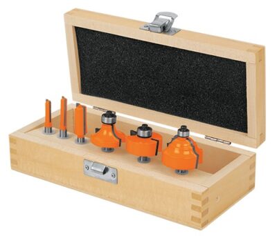 Juego de brocas para router  6 piezas JBROU-6 11359 Truper