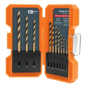 Juego de brocas de alta velocidad 10 piezas JBAV-10 11399 Truper