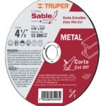 Disco Sable corte extrafino metal tipo 1 4 1/2 pulgadas 1.2 mm DICOF-4512 11584 Truper