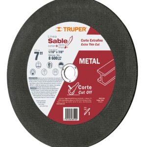 Disco 'Sable', corte extrafino metal, tipo 1, 7' DICOF-7020 11586 Truper