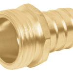 Conector de laton macho de 3/4 pulgadas para manguera CM-3/4B 12287 Truper