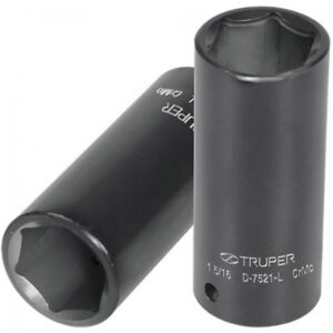 Dado impacto, largo, 6 puntas, cuadro 3/4' de 1-1/4' D-7520-L 12438 Truper