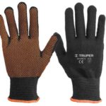 Guantes de nailon con puntos de PVC en palma chicos GU-ANT-C 12650 Truper