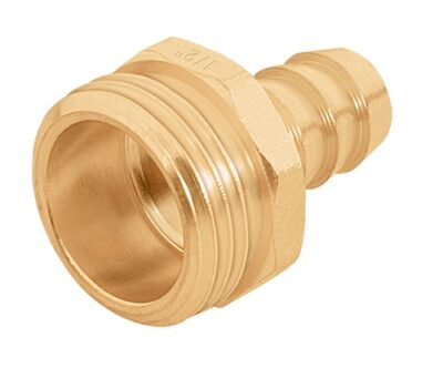 Conector sencillo 1/2', macho, de latón maquinado CM-1/2B 12702 Truper