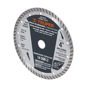 Disco de diamante turbo 4 pulgadas DDT-861T 12979 Truper