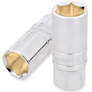 Dado de 6 puntas largas de 13/16 para bujías cuadro 1/2' D-1226-HPAL 13366 Truper