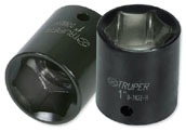 Dado de impacto, 6 puntas, cuadro 1/2' de 1-1/16' D-7434-H 13397 Truper