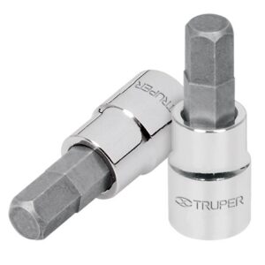 Dados de punta hexagonal, cuadro 3/8' de 3/8' D-4990-3/8 13467 Truper