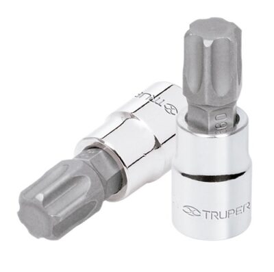 Dados punta Torx, cuadro 3/8', T-60 D-523960-W 13578 Truper