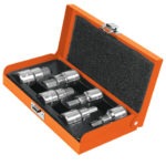 Juego dados punta hexagonal cuadro 1/2 6 piezas mm JPH-1/2X6M 13926 Truper
