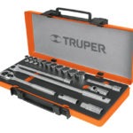 Juego de autoclé cuadro 1/2 19 piezas JD-1/2X19P 13934 Truper