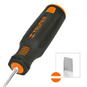 Desarmador cabinet 3/16 x 4 mango Comfort Grip  DG-3/16X4B 14034 Truper