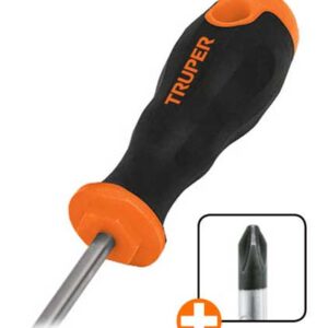 Desarmador punta Phillips # 0  4 pulgadas  DP-1/8X4B 14055 Truper