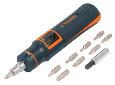 Desarmador de carga automática con matraca 9 puntas DES-11X 14145 Truper