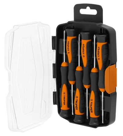 Juego con desarmadores largos de precisión 6 piezas JOY-6L 14156 Truper