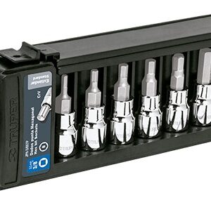 Juego de dados punta hexagonal cuadro 3/8 7 piezas JPH-3/8X7P 14169 Truper