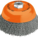Carda de copa alambre ondulado 3 pulgadas milimétrica para esmeril CO-508M 14180 Truper
