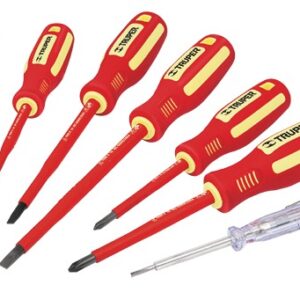 Juego 6 desarmadores dieléctricos y 1 probador decorriente DTJ-7D 14196 Truper