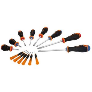 Juego de 14 desarmadores mango comfort grip DTJ-14B 14197 Truper