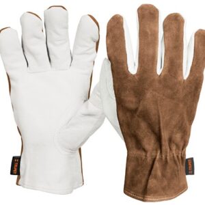 Guantes piel de cabra con dorso de carnaza GU-735 14288 Truper