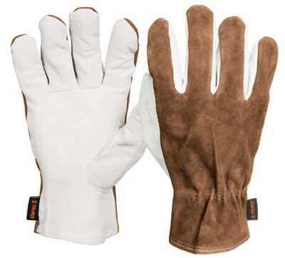 Guantes piel de cabra con dorso de carnaza GU-735 14288 Truper