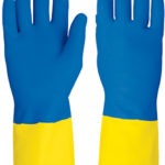 Guantes de látex para limpieza reforzados talla mediana GU-332 15268 Truper