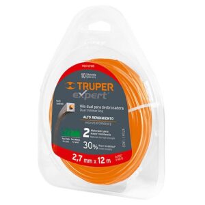 Hilo para desbrozadora dual 0.105' HDU-12-105 15959 Truper