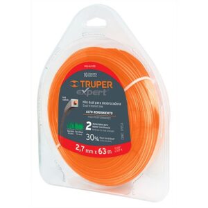 Hilo para desbrozadora dual 63m 0.105' HDU-63-105 15966 Truper