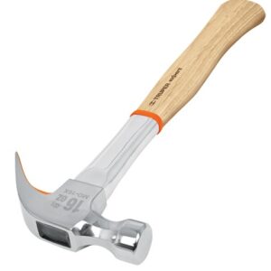 Martillo profesional 16 oz pulido espejo uña curva MO-16X 16653 Truper