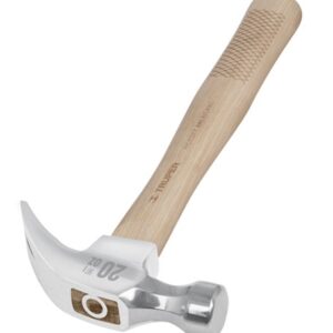 Martillo pulido uña curva 20 oz mango de hickory MO-20 16656 Truper
