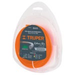 Hilo redondo para desbrozadora, 12 m largo,  2.4 mm, blister HTA-95 17607 Truper