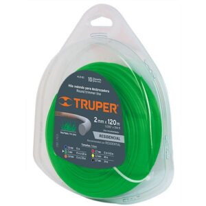 Hilo redondo para desbrozadora 120 m largo ,2 mm, blister HLB-80 17608 Truper