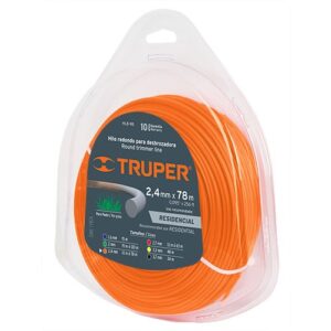 Hilo redondo para desbrozadora 78 m largo, 2.4 mm, blister HLB-95 17609 Truper