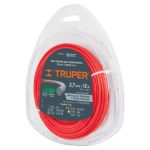 Hilo redondo para desbrozadora, 12 m largo,  2.7 mm, blister HTA-105 17629 Truper