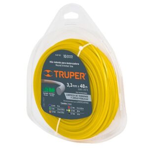Hilo redondo para desbrozadora 48 m largo, 3.3 mm, blister HLB-130 17630 Truper