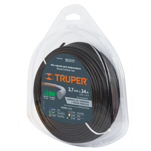 Hilo redondo para desbrozadora 34 m largo, 3.7 mm, blister HLB-155 17631 Truper