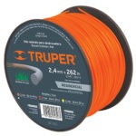Hilo redondo para desbrozadora, carrete, 262 m , 2.4 mm HTR3-95 17643 Truper