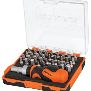 Desarmador trompo con matraca 37 piezas DTROM-37 17845 Truper