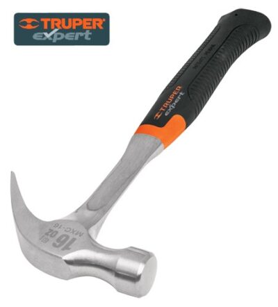 Martillo forjado uña curva 16 oz mango de neopreno MXC-16 17856 Truper