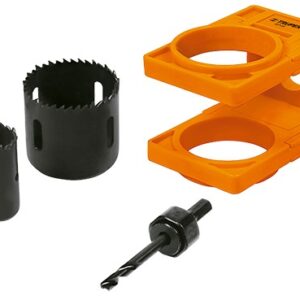 Kit para instalar cerraduras de 4 piezas y plantilla KIT-4X 18079 Truper