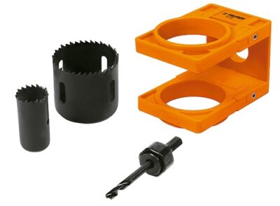 Kit para instalar cerraduras de 4 piezas y plantilla KIT-4X 18079 Truper