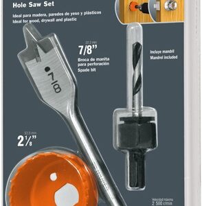 Kit de 3 sierras cortacírculos para madera KIT-3 18080 Truper