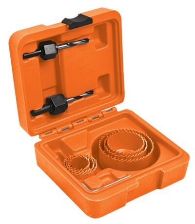 Kit de 8 sierras cortacírculos para madera en estuche KIT-8 18082 Truper