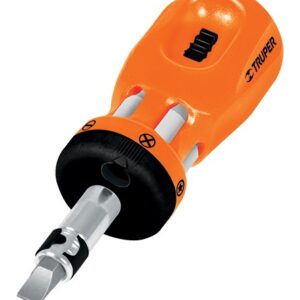 Desarmador tipo trompo con matraca 6 puntas dobles DTROM-12 18193 Truper