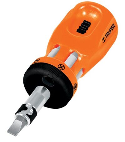 Desarmador tipo trompo con matraca 6 puntas dobles DTROM-12 18193 Truper