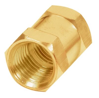 Cople de latón tipo FF cuerda 1/4 NPT COPLE 19025 Truper