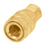 Cople rápido  cuerda 1/4 NPT de latón CORUM 19029 Truper