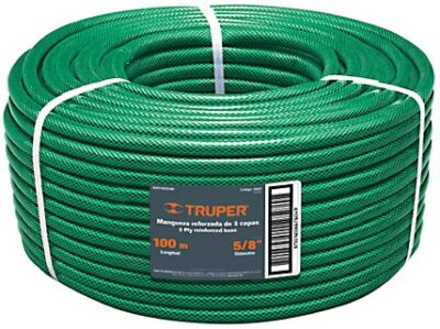Manguera 5/8' reforzada, 3 capas MAN-5/8R 19858 Truper