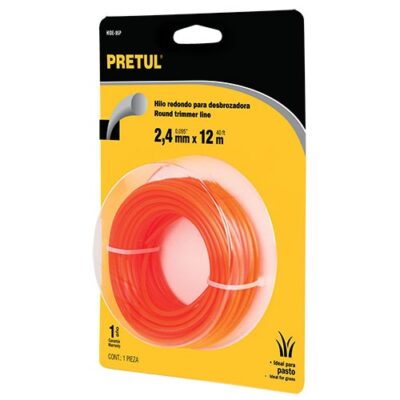 Hilo redondo para desbrozadora 2.4 mm,  HIDE-95P 20024 Pretul